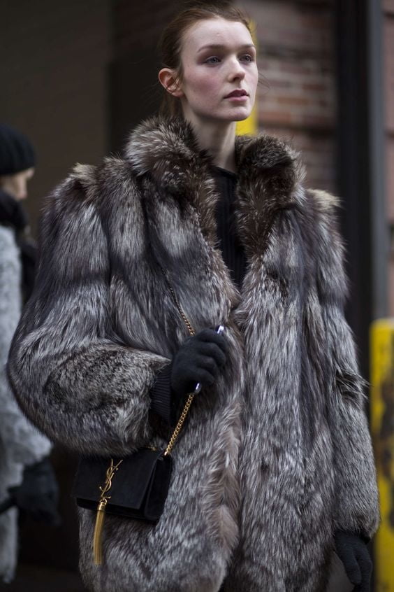woman in fur coat 27 #89916602