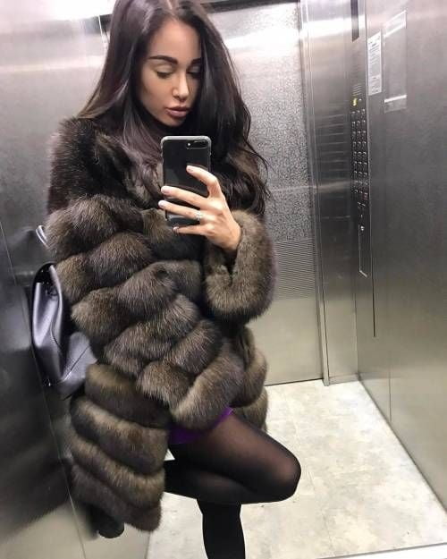 woman in fur coat 27 #89916628