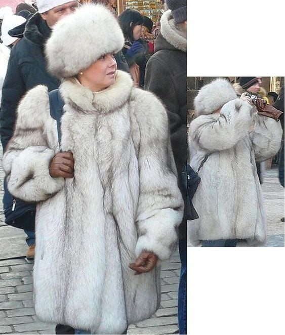 woman in fur coat 27 #89916650