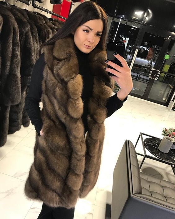 woman in fur coat 27 #89916686