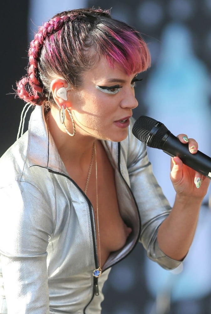 Lily Allen Great Nipple Slip Collection #95449183