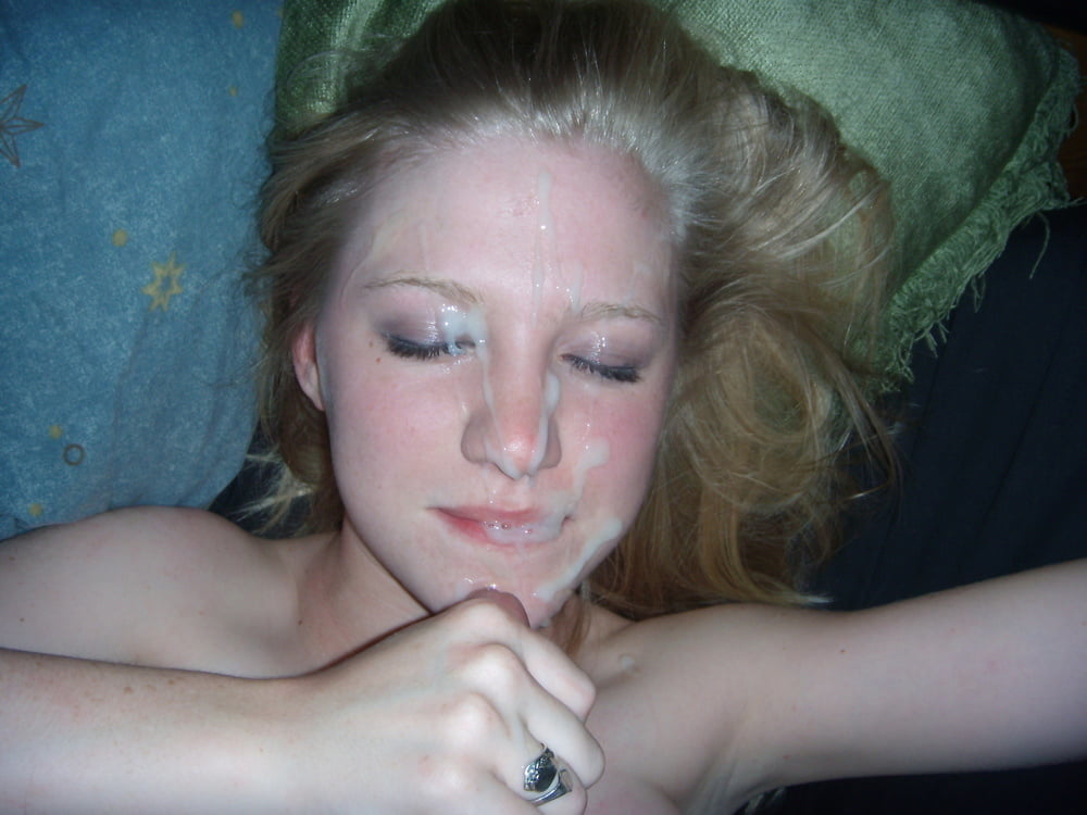 Exposed - Blonde Teen Spreads and Gets Facial #81523188