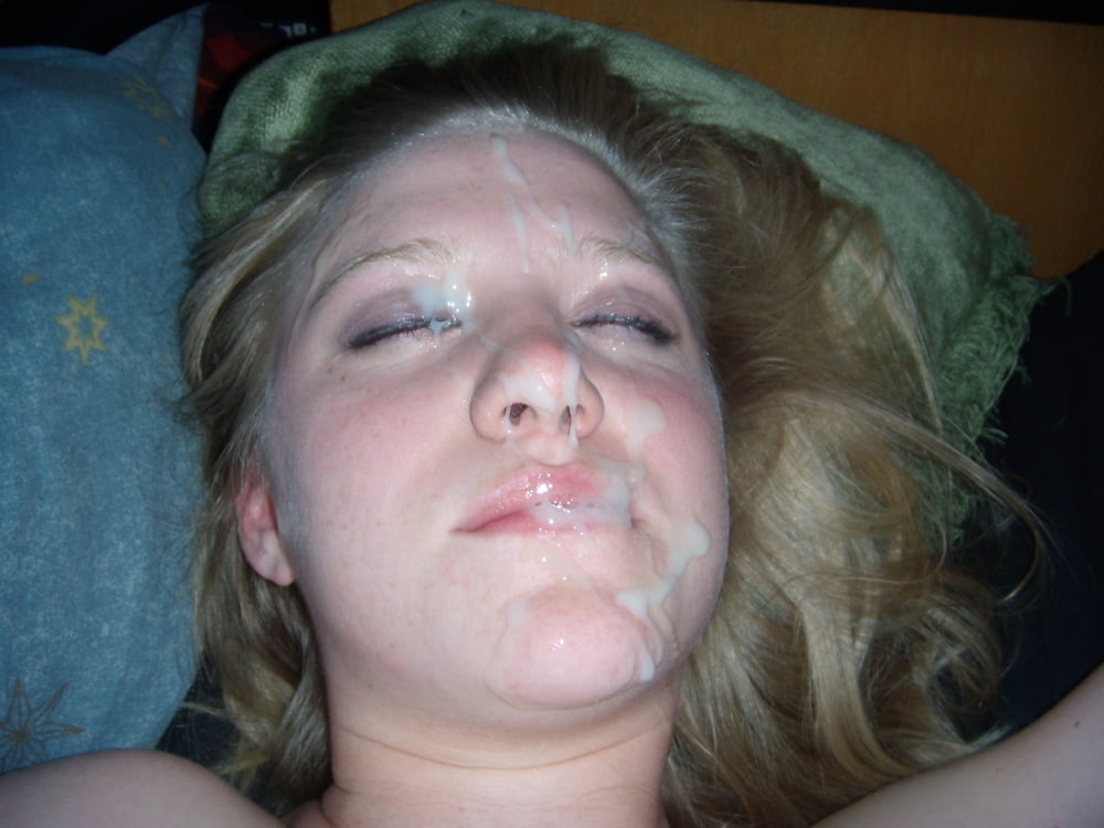 Exposed - Blonde Teen Spreads and Gets Facial #81523255