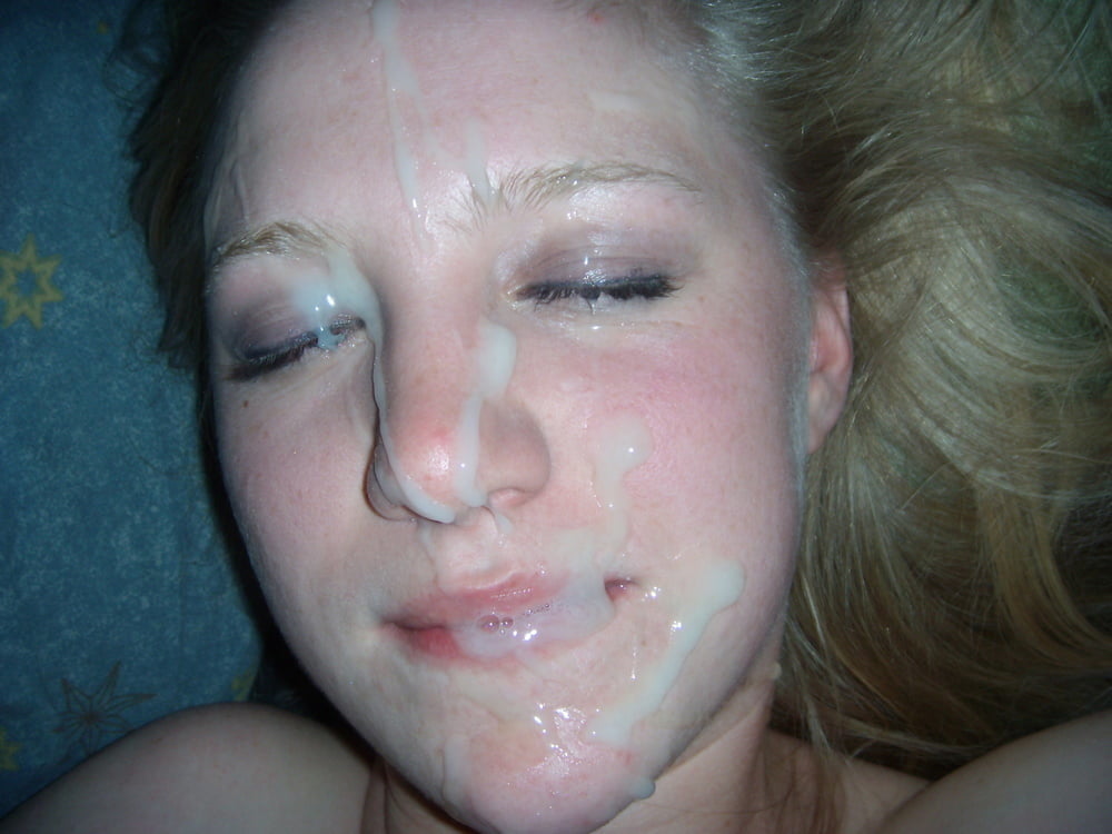 Exposed - Blonde Teen Spreads and Gets Facial #81523257