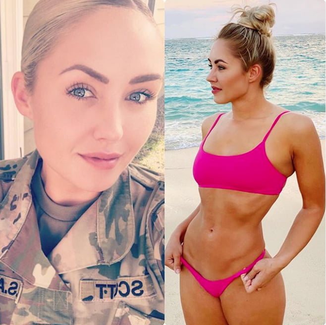 Sostenete le nostre truppe: le ragazze militari più sexy di sempre!
 #93179104