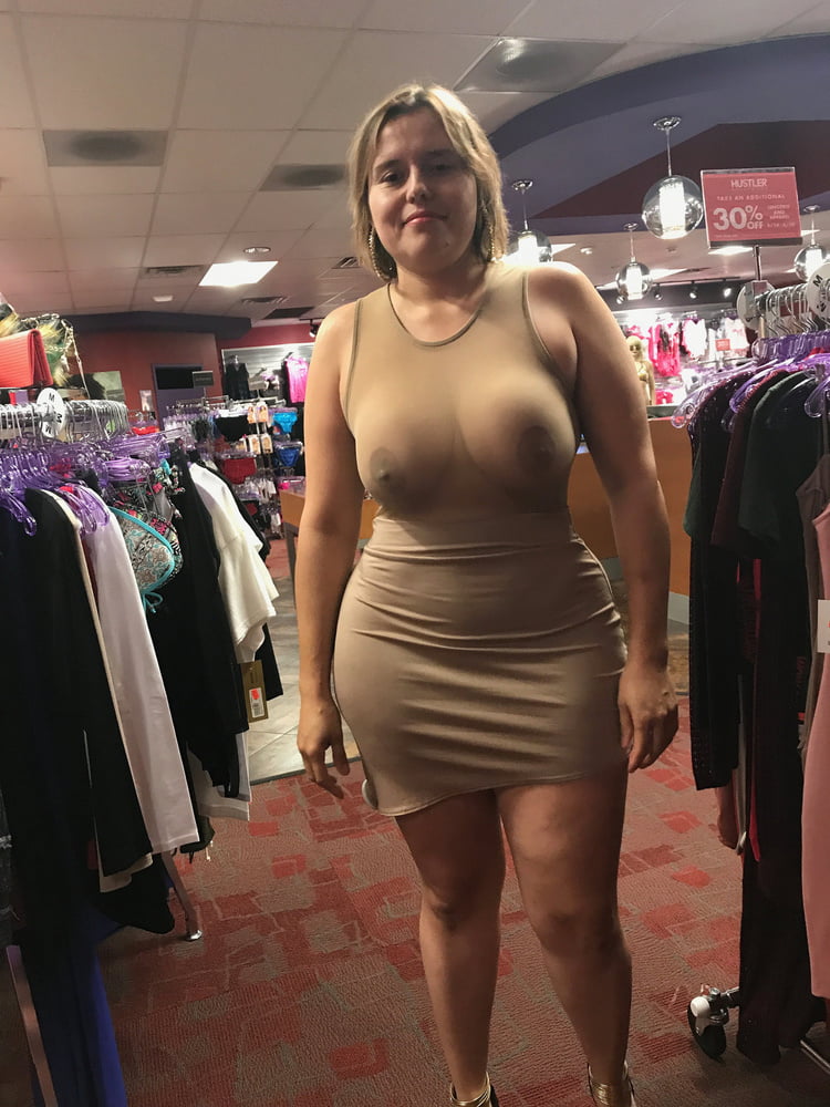 ladies out and about showing off #97144908