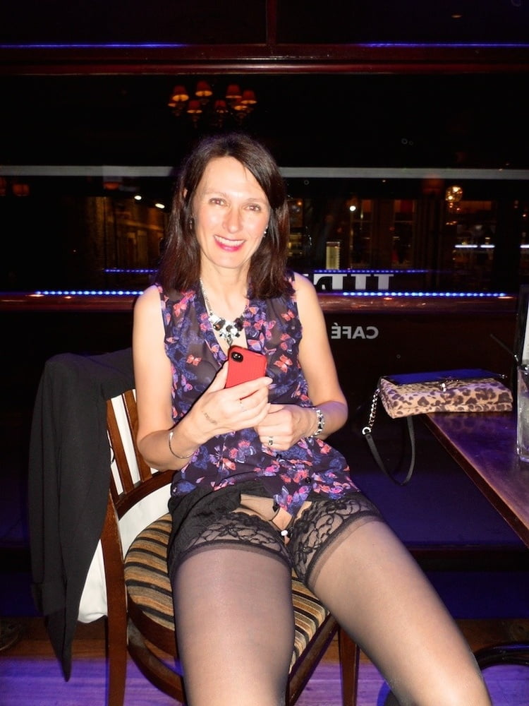 ladies out and about showing off #97145137