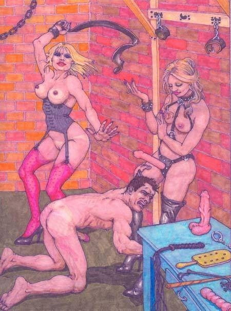 Art gallery. Femdom, bdsm, spanking #100215620