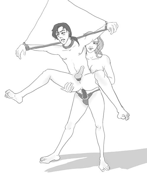 Art gallery. Femdom, bdsm, spanking #100215825