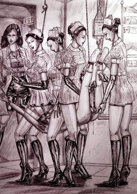 Art gallery. Femdom, bdsm, spanking #100215859