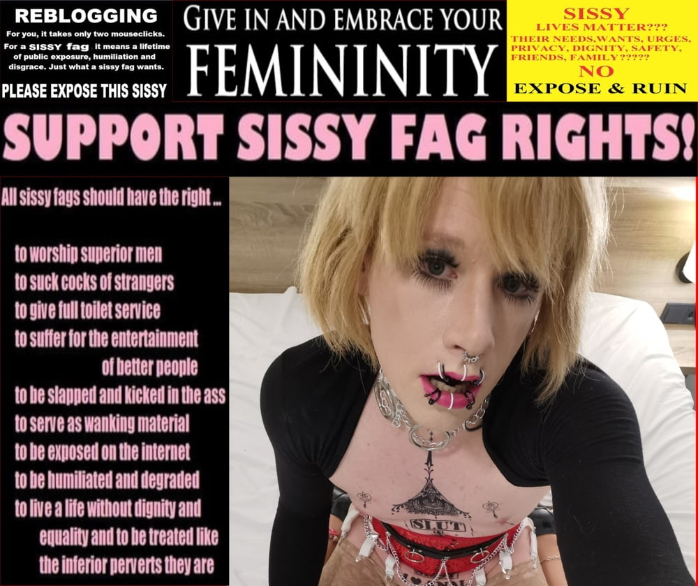 Sissy and faggot exposure #98774661