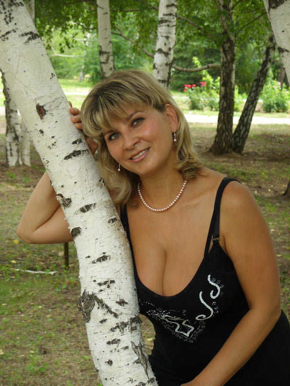 Real busty russian mature Elena #96377967