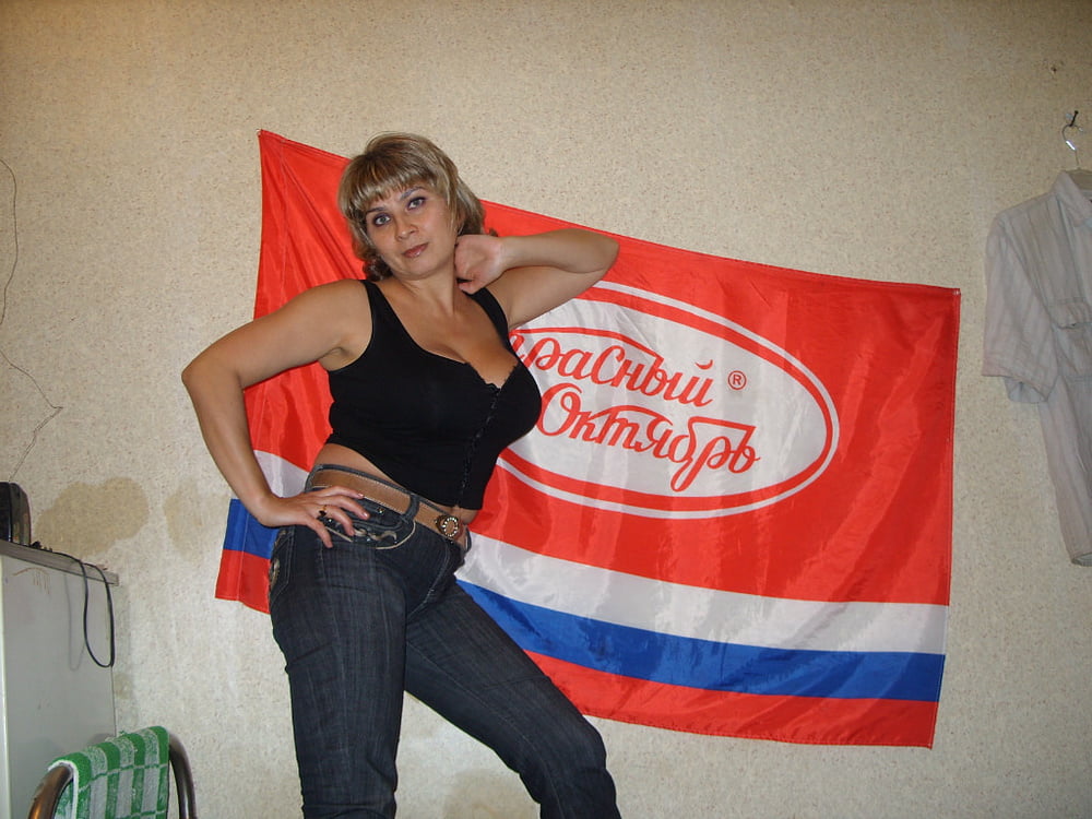 Real busty russian mature Elena #96378036