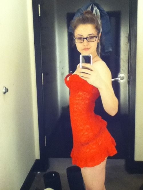 Nice geek with small tites #100607730