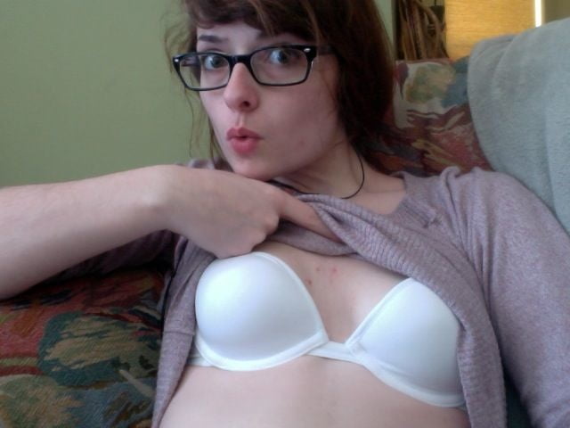 Nice geek with small tites #100607783