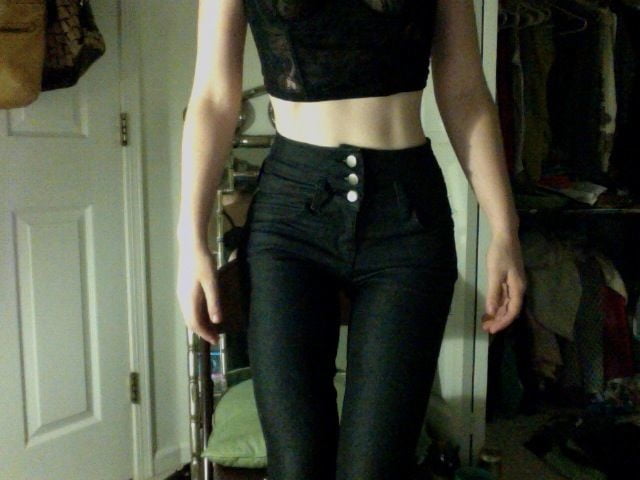 Nice geek with small tites #100607801