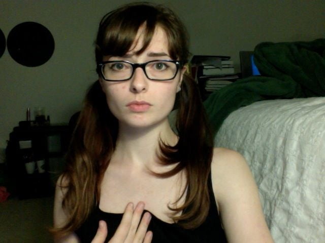 Nice geek with small tites #100607934