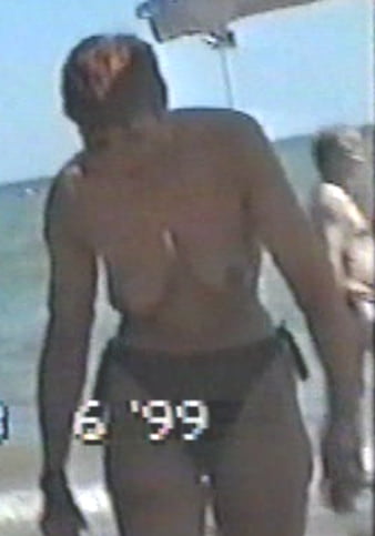 Big german tits on Danish beach #93639796