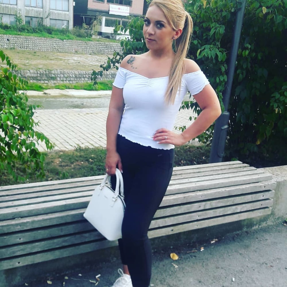 Serbian hot slut girl big natural tits Milica Vasiljevic #99606088