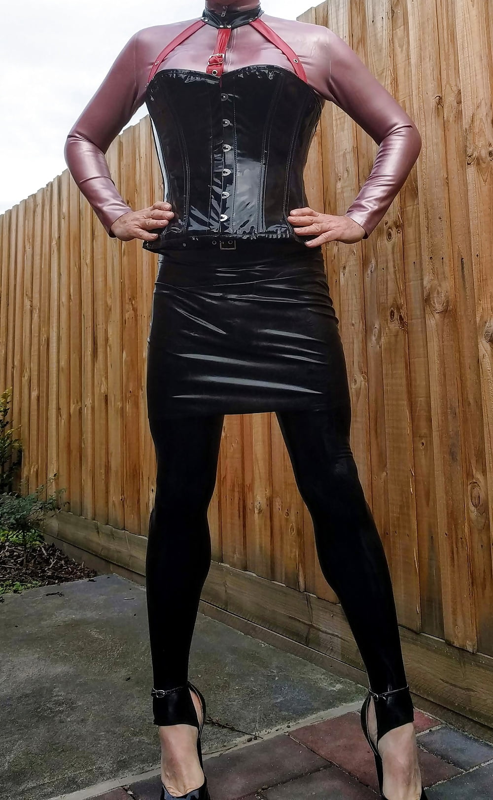 Rose Latex Top - Headless #107007561