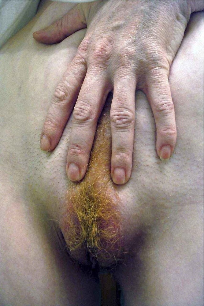 Vello púbico naranja rústico y oxidado #29
 #96894227