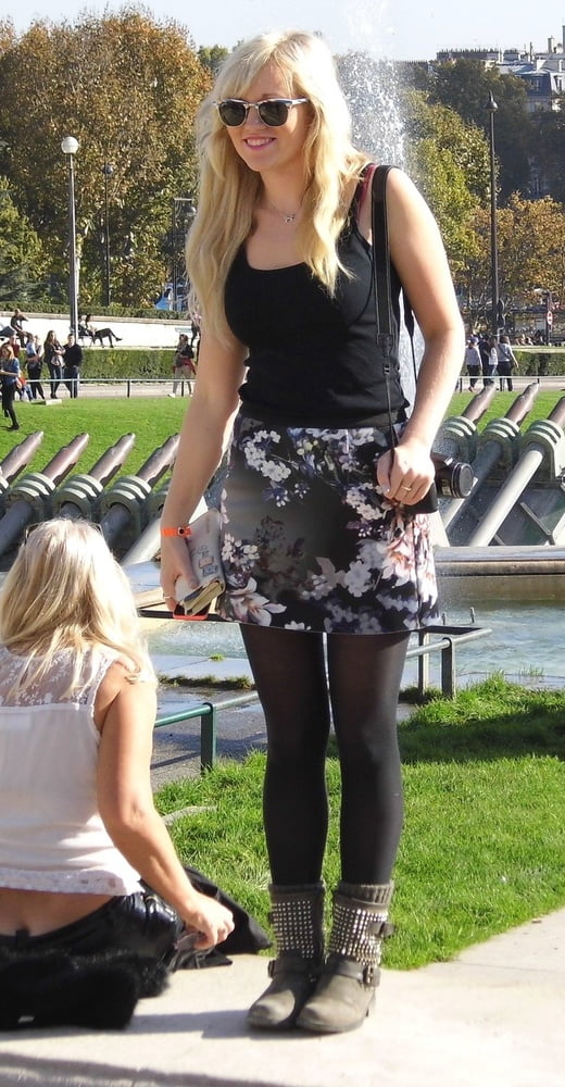 Street Pantyhose - French Cunny in Pantyhose #91294632