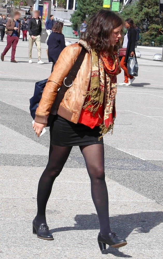 Street Pantyhose - French Cunny in Pantyhose #91294634