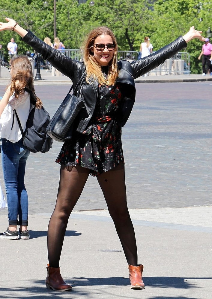 Street Pantyhose - French Cunny in Pantyhose #91294640