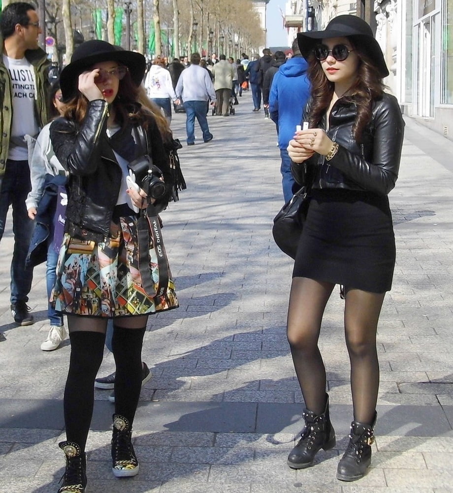 Street Pantyhose - French Cunny in Pantyhose #91294654