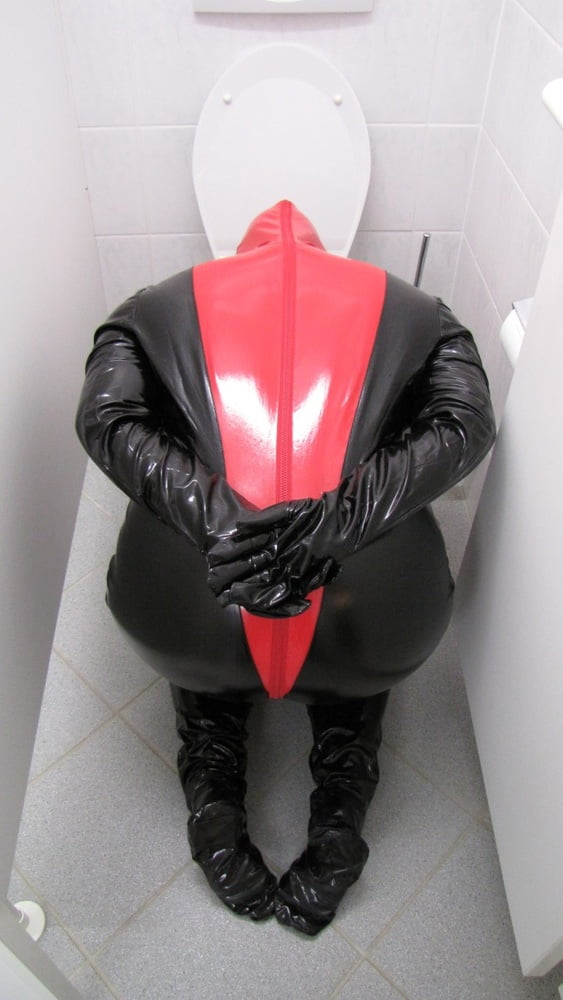 Anna as a toilet in latex ... #88707345