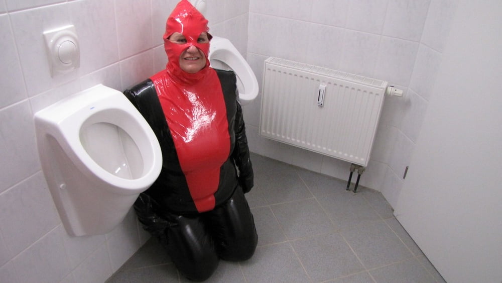Anna as a toilet in latex ... #88707351
