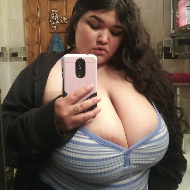 Big and huge tits, nipples, saggy, chubby, puffy, bra marks! #88865804