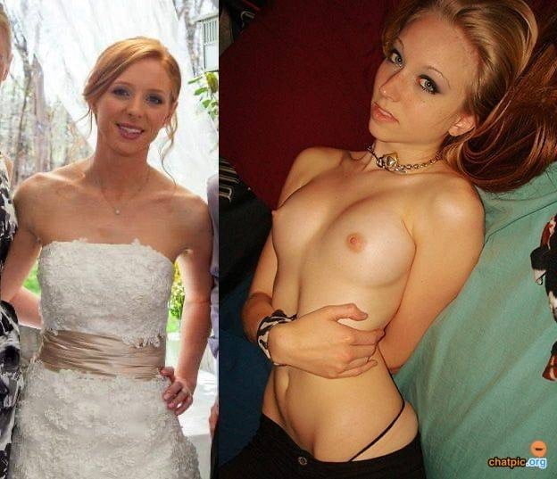 Redhead babes displayed on off dressed undressed #79953074