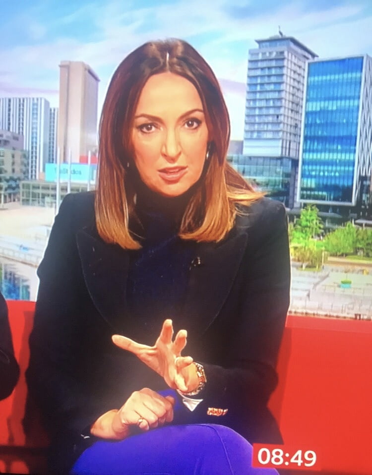 Sally Nugent Watching Us Wank Cover Her Face In Creamy Spunk #90987518