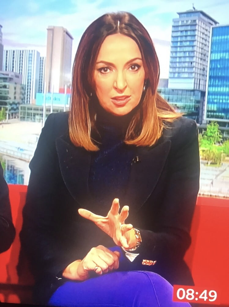 Sally Nugent Watching Us Wank Cover Her Face In Creamy Spunk #90987519