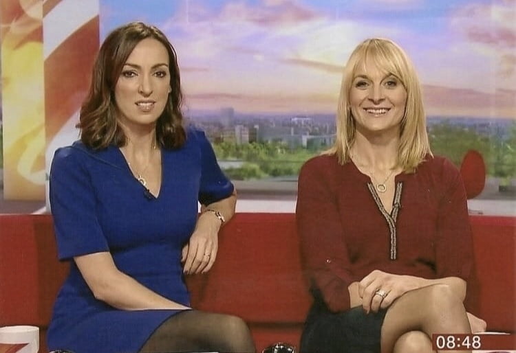 Sally Nugent Watching Us Wank Cover Her Face In Creamy Spunk #90987528