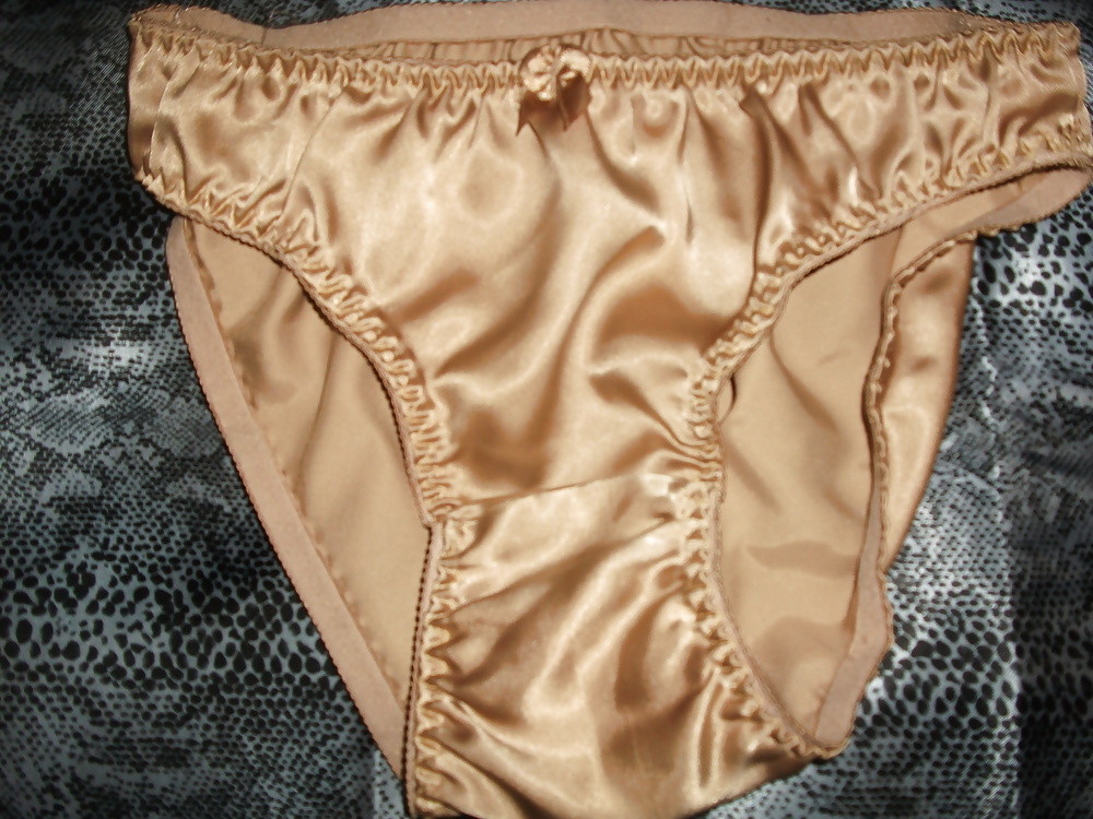 A selection of my wife&#039;s silky satin panties #106828073
