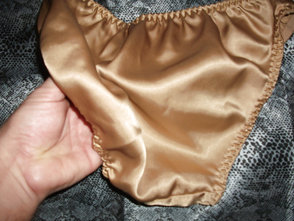 A selection of my wife&#039;s silky satin panties #106828079