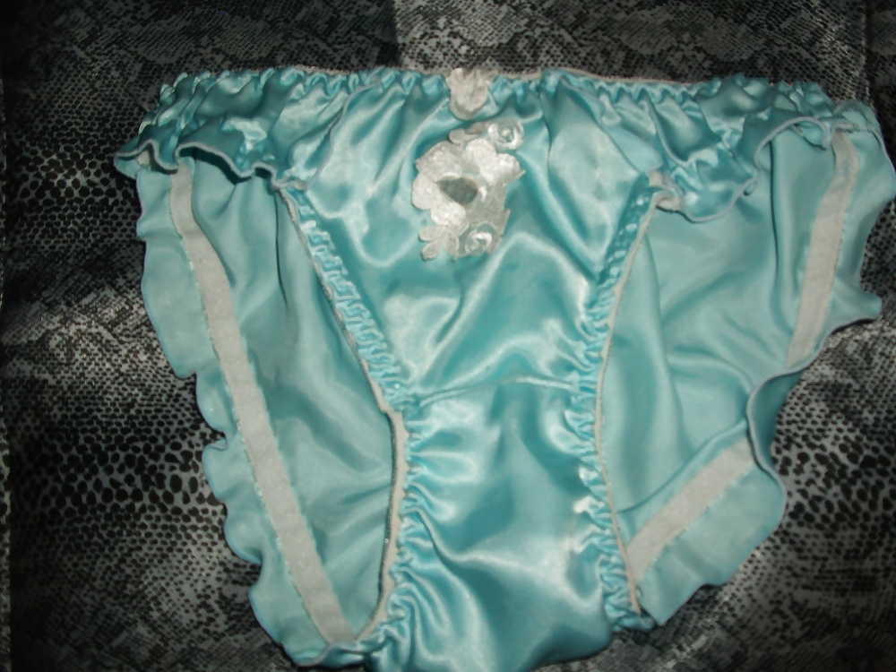 A selection of my wife&#039;s silky satin panties #106828085