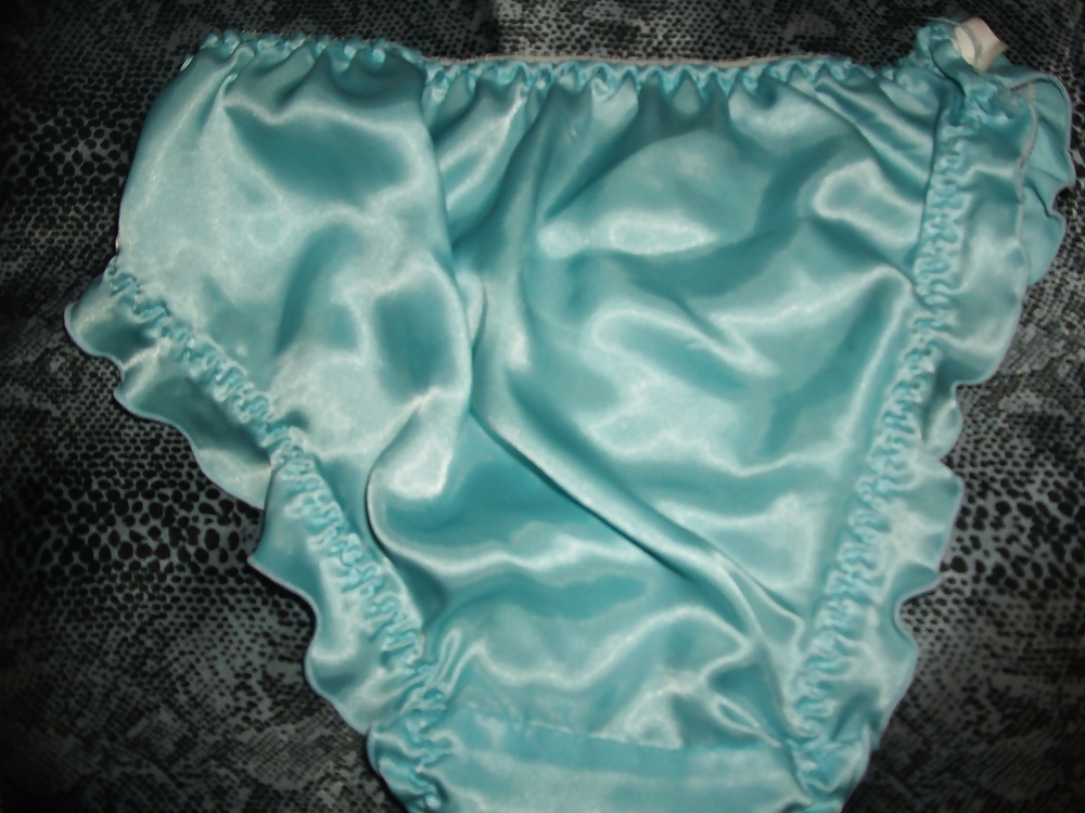 A selection of my wife&#039;s silky satin panties #106828087