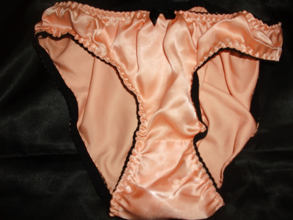 A selection of my wife&#039;s silky satin panties #106828089