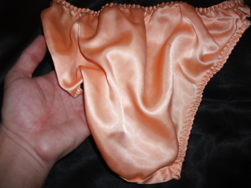 A selection of my wife&#039;s silky satin panties #106828094