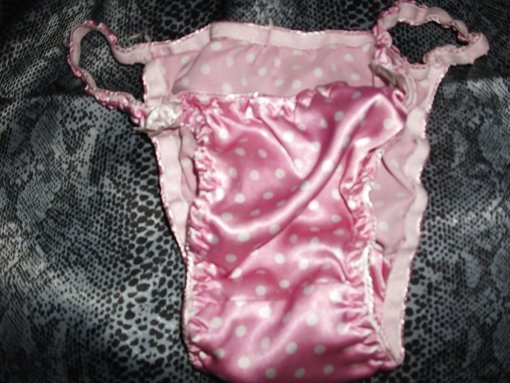 A selection of my wife&#039;s silky satin panties #106828102