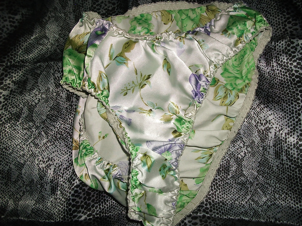 A selection of my wife&#039;s silky satin panties #106828140