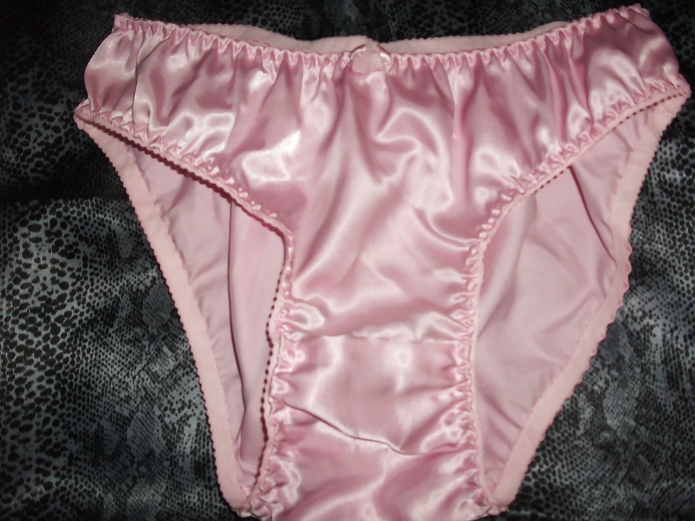 A selection of my wife&#039;s silky satin panties #106828156