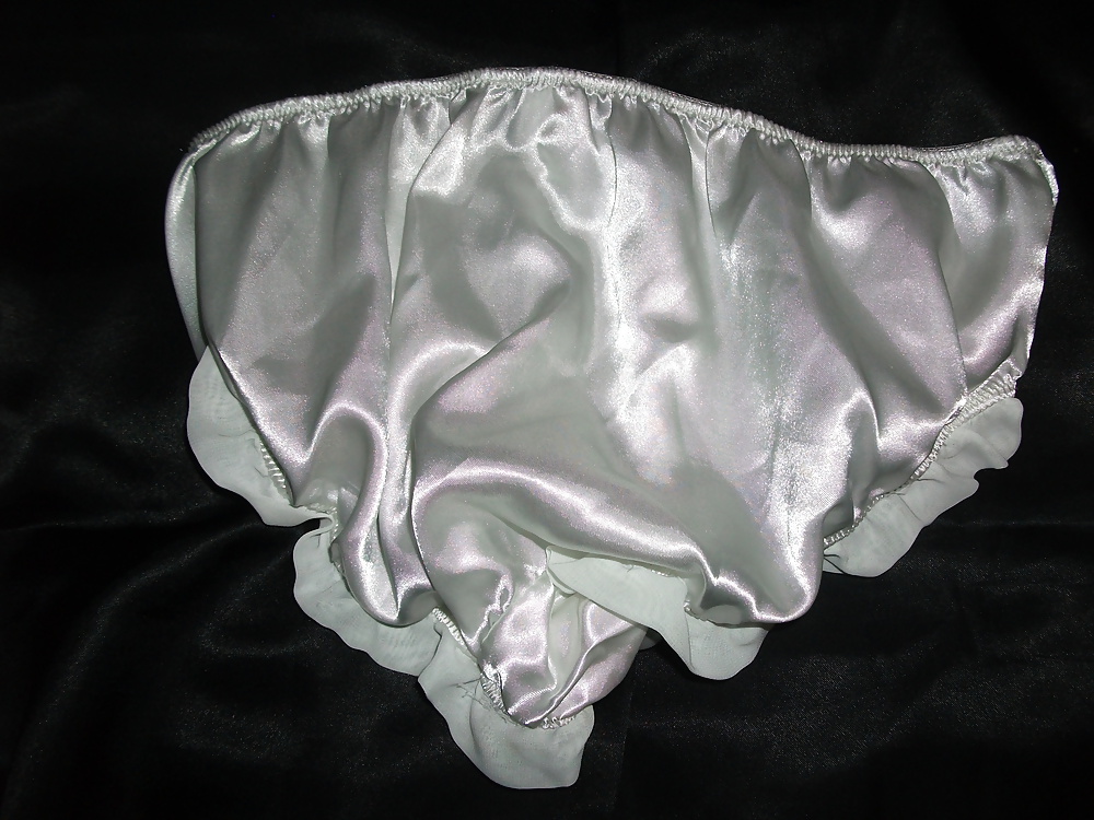 A selection of my wife&#039;s silky satin panties #106828162