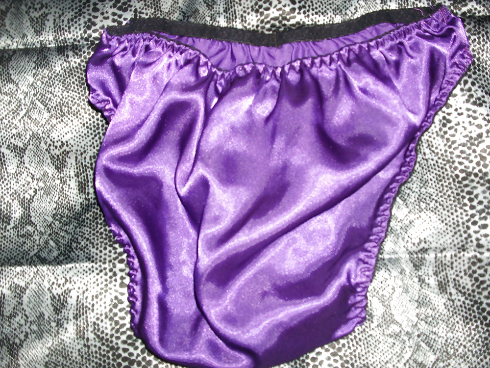 A selection of my wife&#039;s silky satin panties #106828165