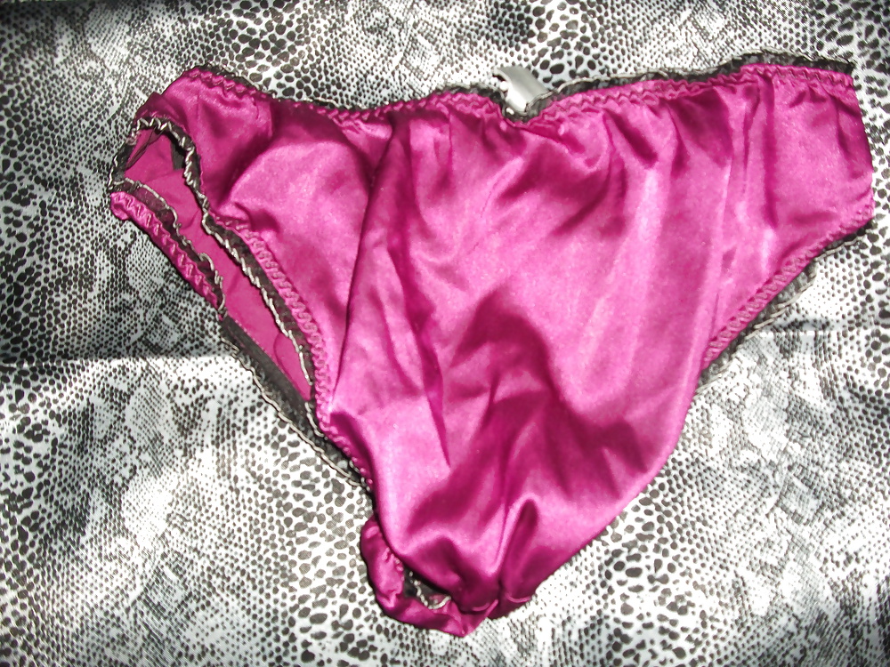 A selection of my wife&#039;s silky satin panties #106828178