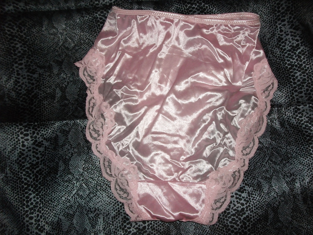 A selection of my wife&#039;s silky satin panties #106828182