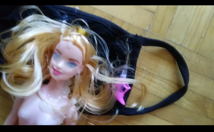 Barbie doll gets cum bath #106888900